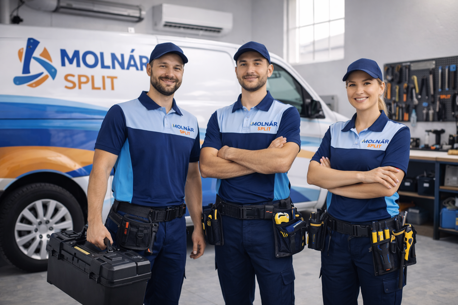 MolnárSplit Kft. csapat - Klímaszerelés, karbantartás, javítás szakemberek